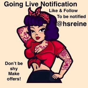 Hello! Please like the flyer to be notified when I go live!
